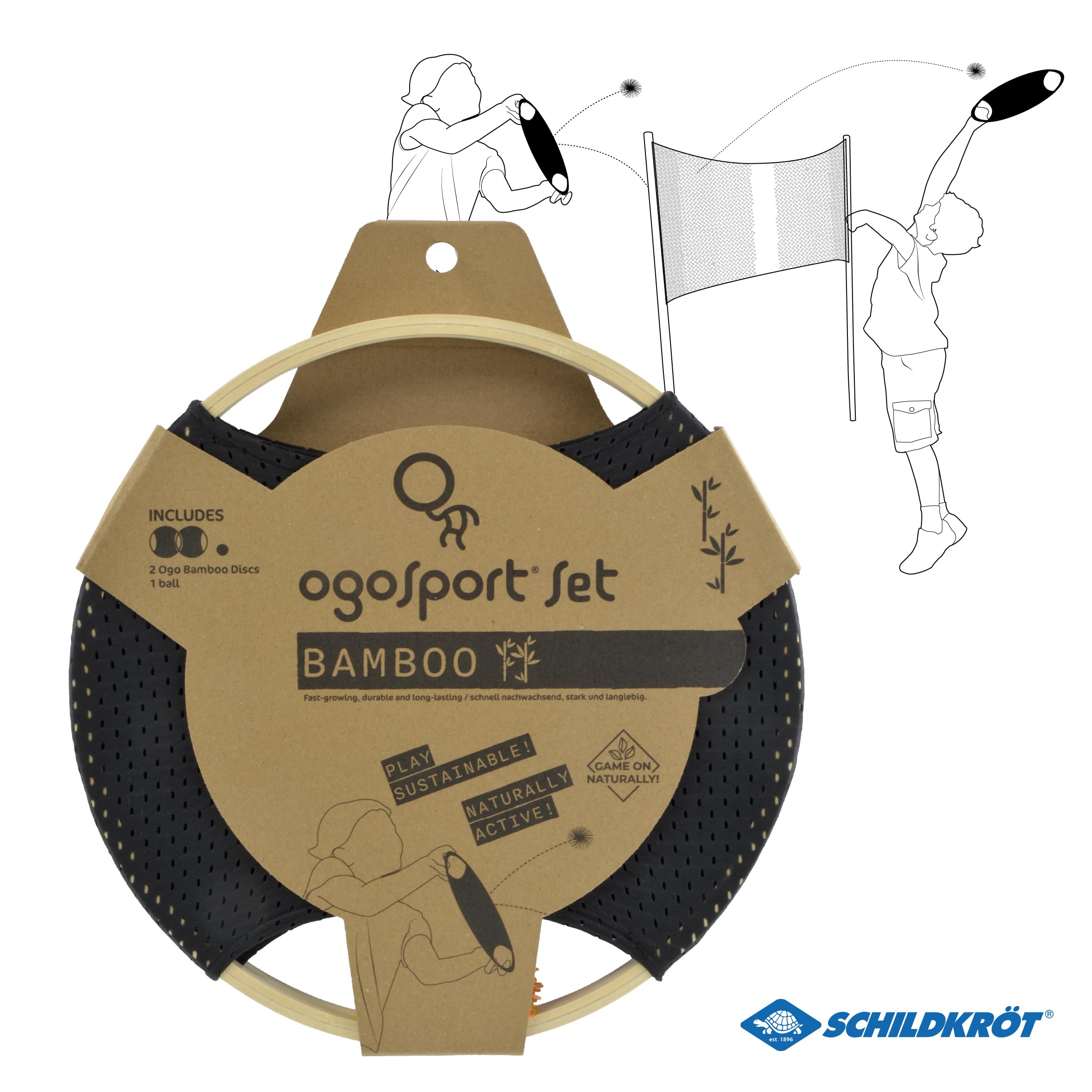 Schildkröt Ogo Bamboo Fang- und Wurfspiel ab 4 Jahren