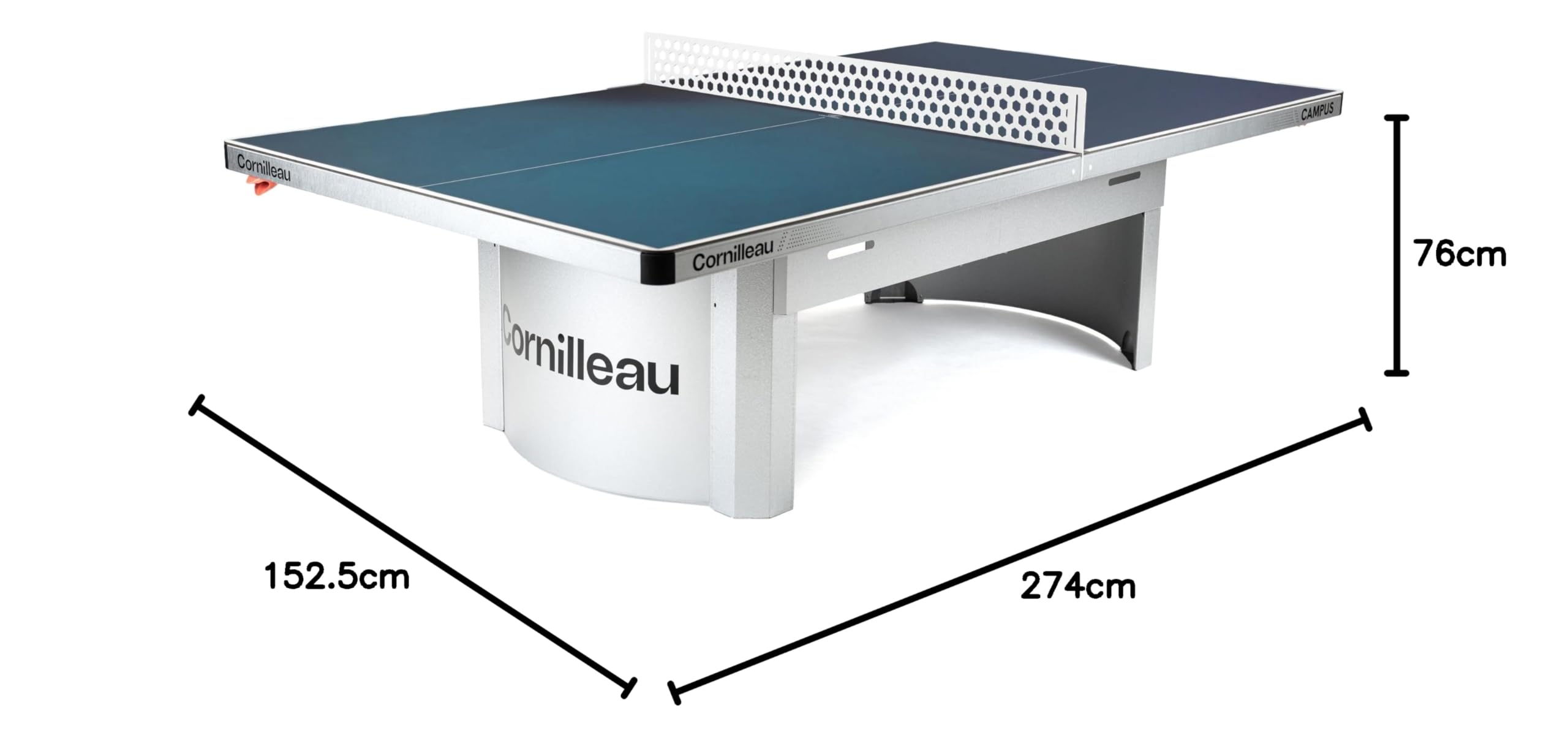 Cornilleau Campus 510 Tischtennisplatte outdoor blau 7 mm