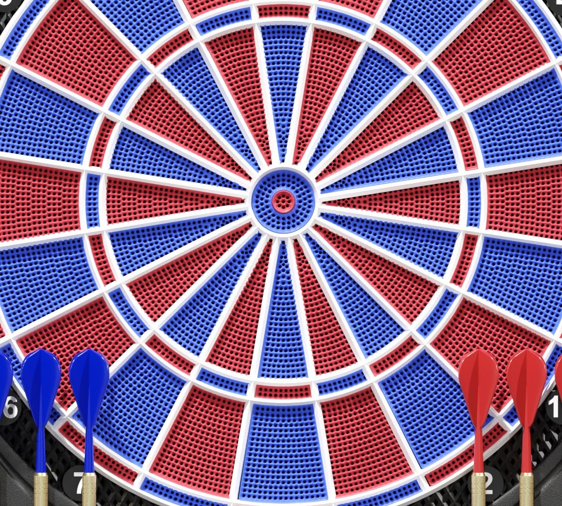 Carromco Striker-601 E-Dartscheibe 8 Spieler 36 Spiele