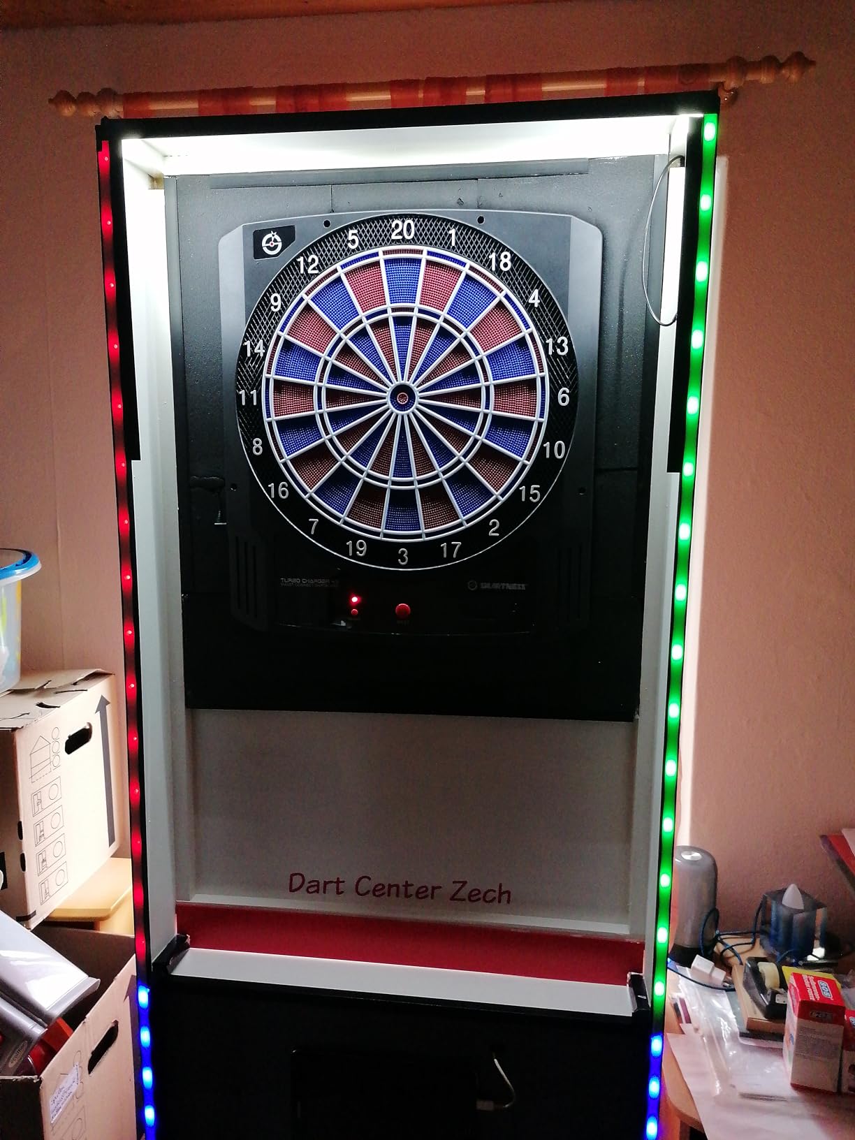 Carromco Turbo Charger 4.0 E-Dartboard App 2-Loch Bluetooth