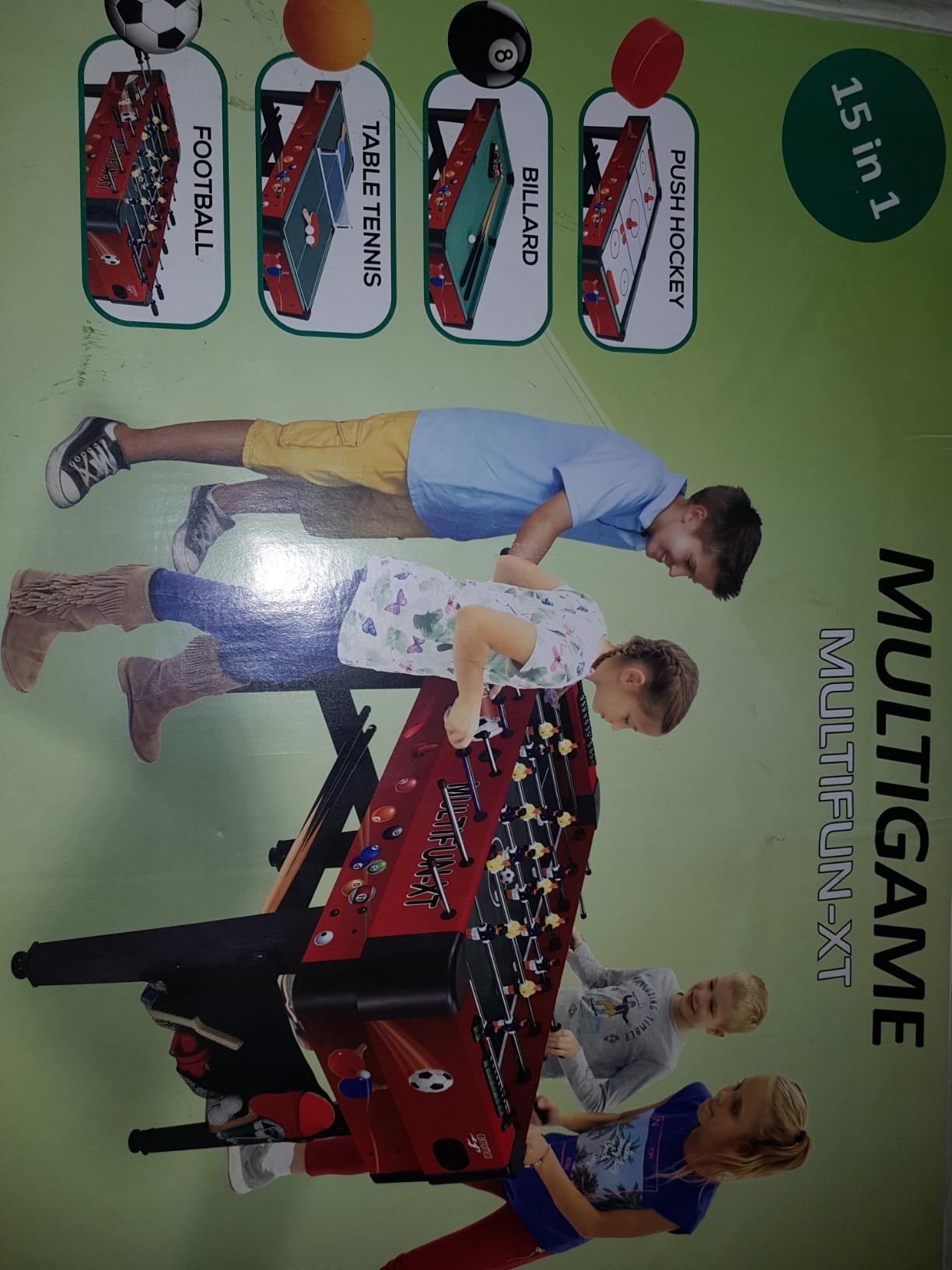 Carromco Multifun-XT Multigame Tisch 14in1 – Kicker Billard