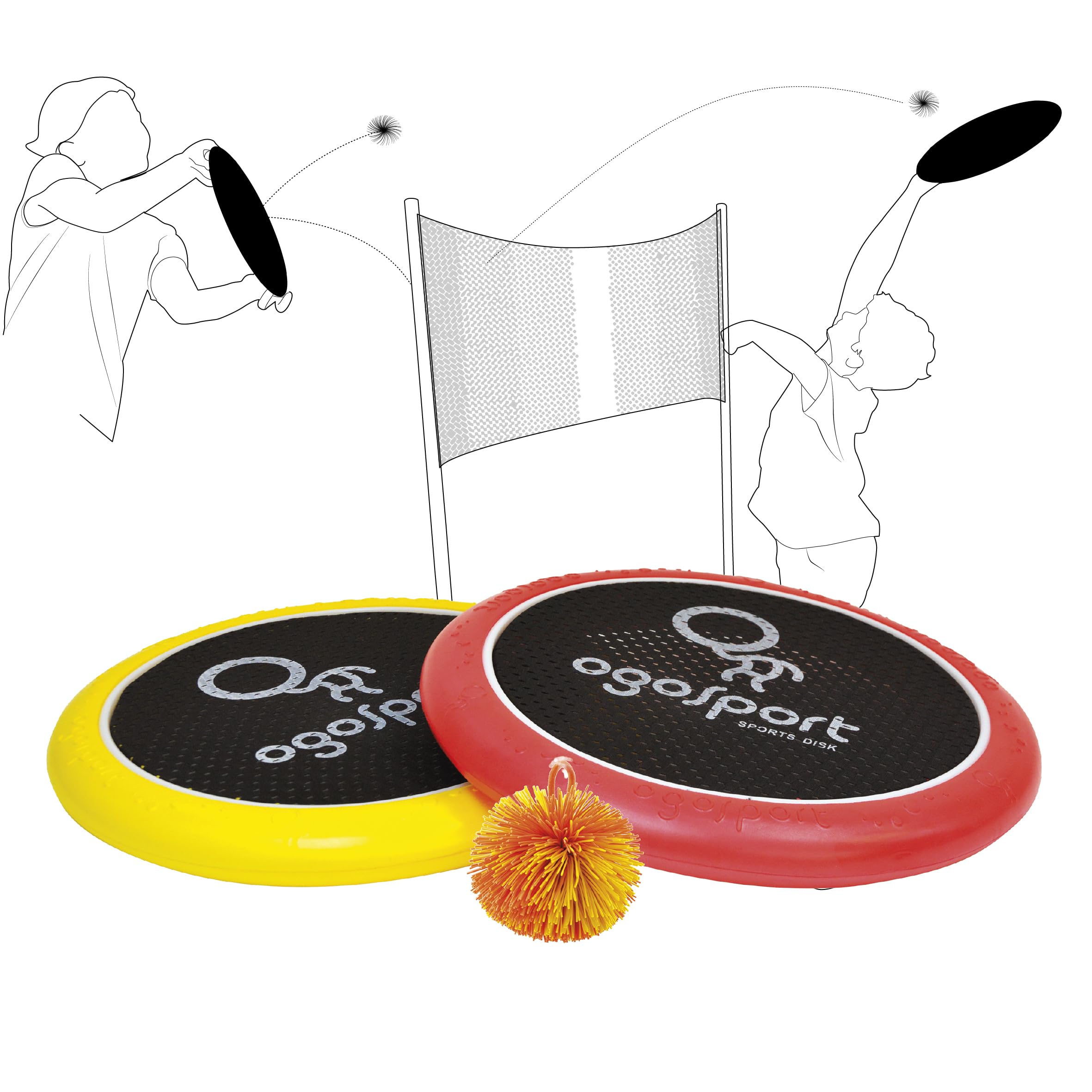 Schildkröt Outdoor Ogo Sport Set Softdiscs Gelb-Rot
