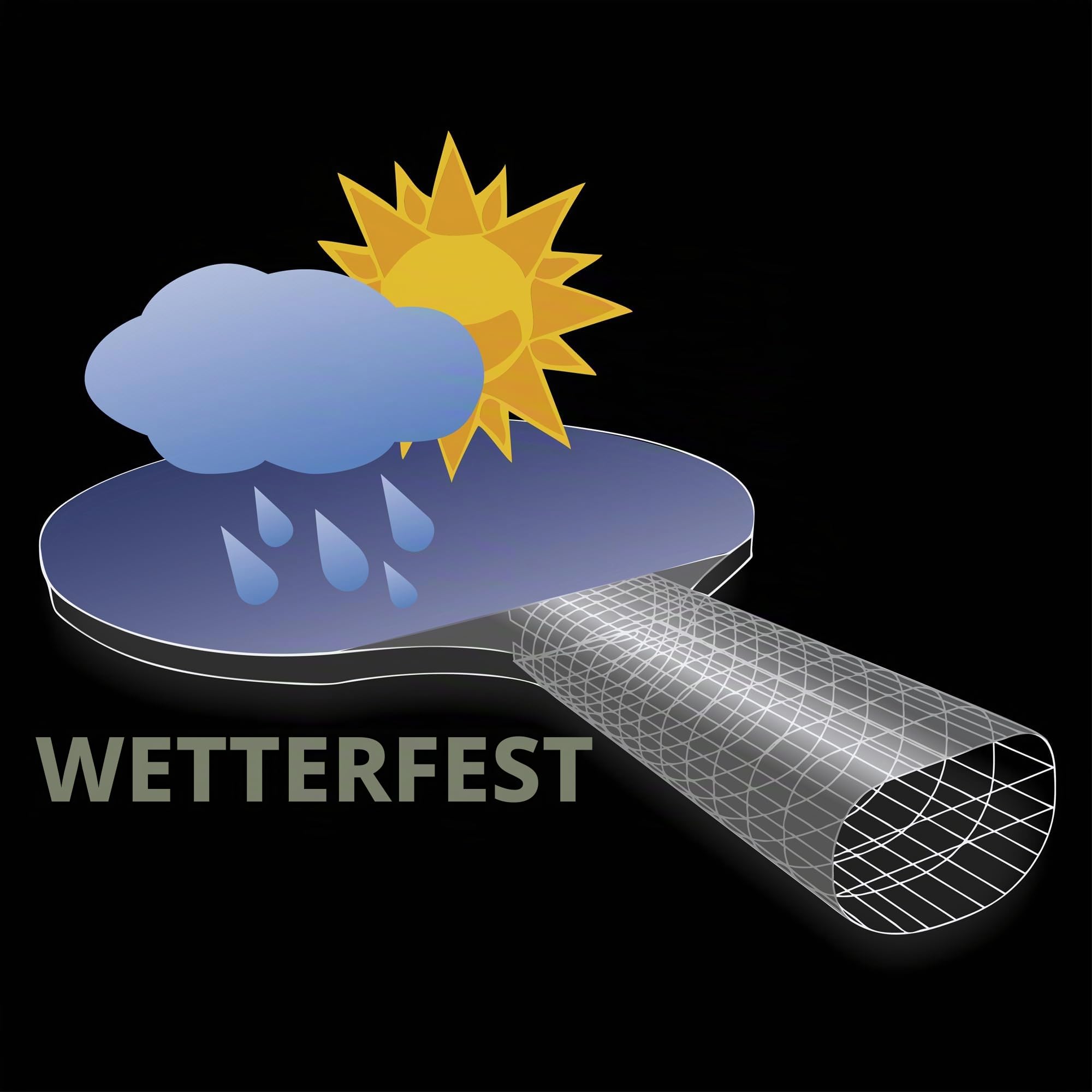 Schildkröt Outdoor Alltec Tischtennisschläger wetterfest