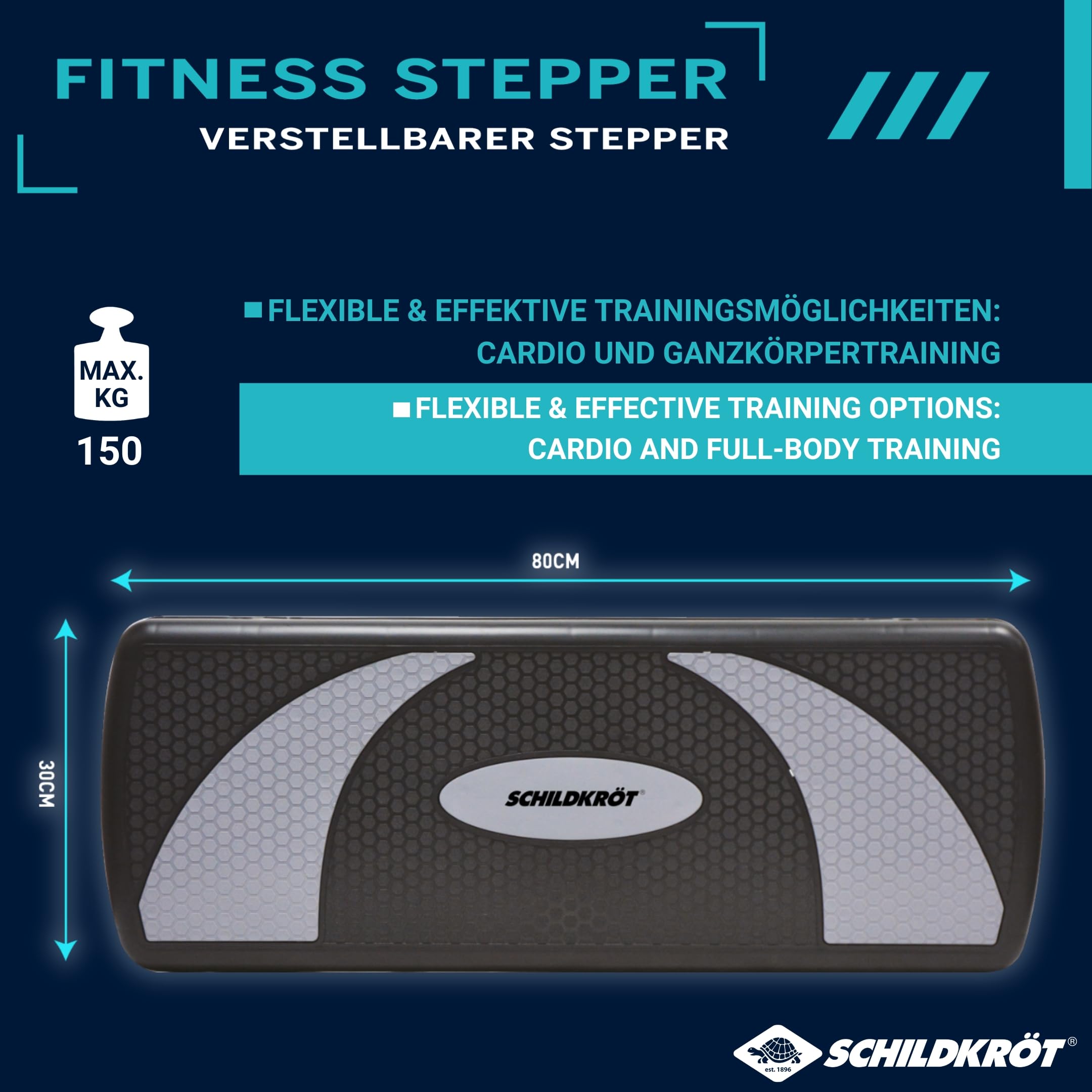 Schildkröt Outdoor Fitness Stepper 3fach 10-20 cm
