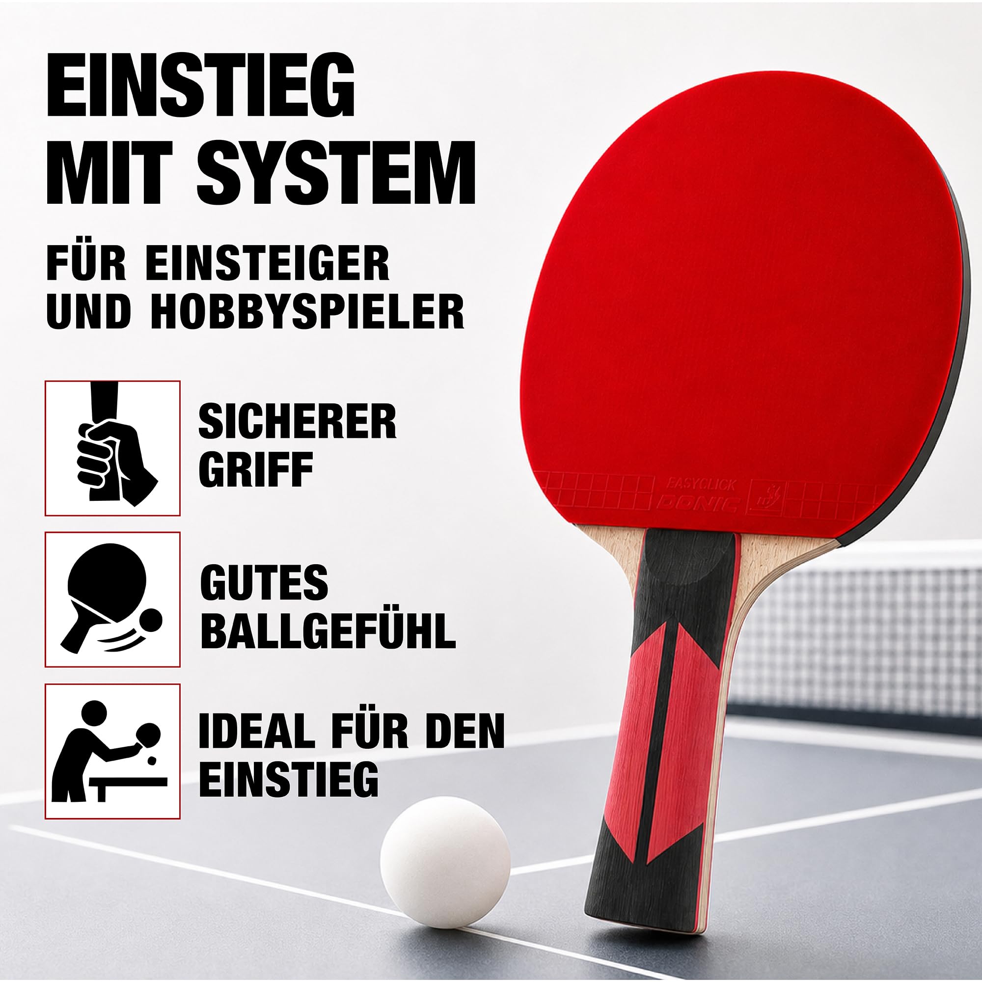 Schildkröt Top Team 600 Tischtennisschläger konkav Allround