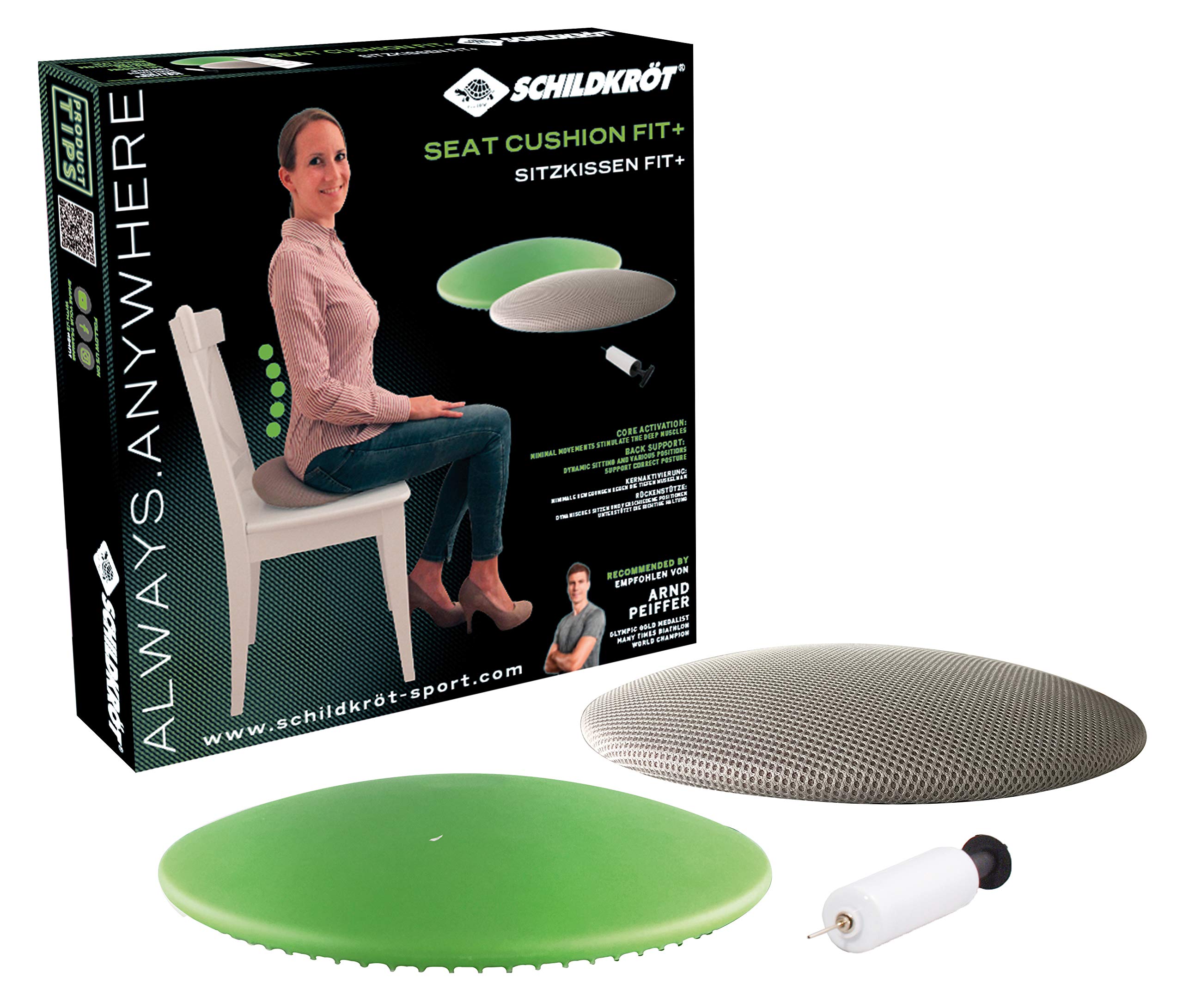 Schildkröt Outdoor Seat Cushion Fit+ Balancekissen mit Bezug