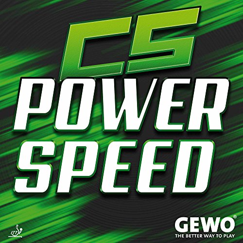 GEWO CS Powerspeed Tischtennisbelag schwarz 1,8 mm
