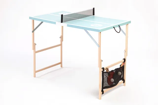 DISH TENNIS Farbige Tische Gletschereis Tischtennistisch weiß