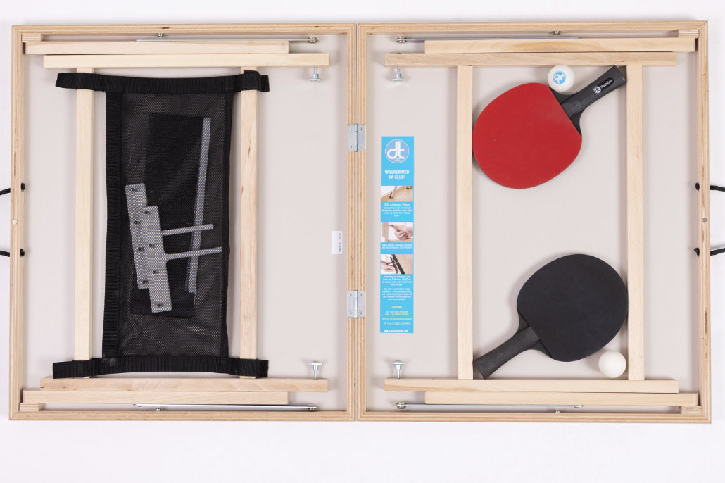 DISH TENNIS Farbige Tische Kaschmir Tischtennistisch beige