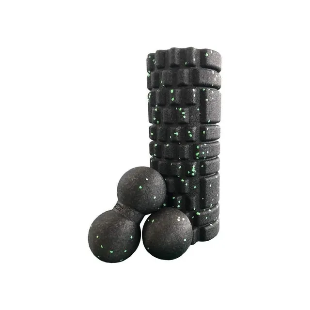 Schildkröt Outdoor Selbstmassage Set 3-teilig Faszienrolle Schaumstoff