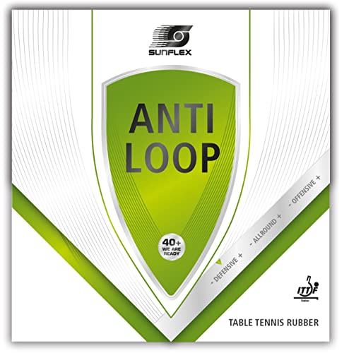 sunflex Signature Line Antiloop Belag 1,2mm rot ITTF