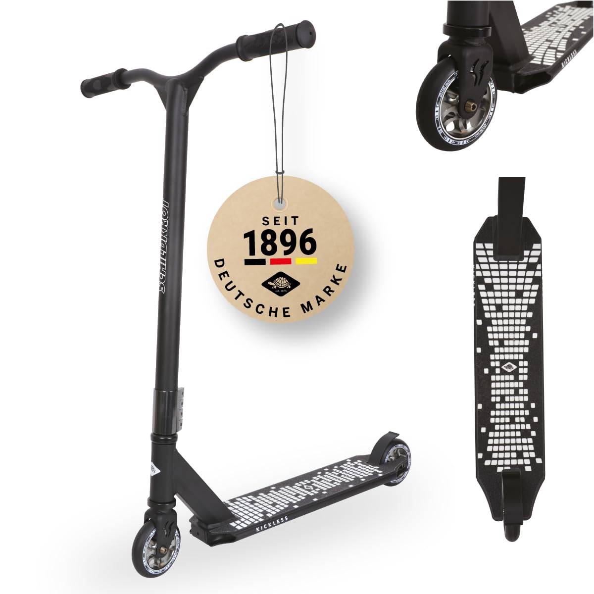 Schildkröt Kickless Stunt Scooter Piano HIC 100 mm