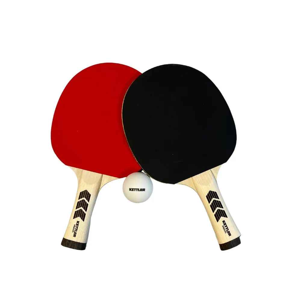 KETTLER Match Tischtennis-Set 2 Schläger 3 Bälle