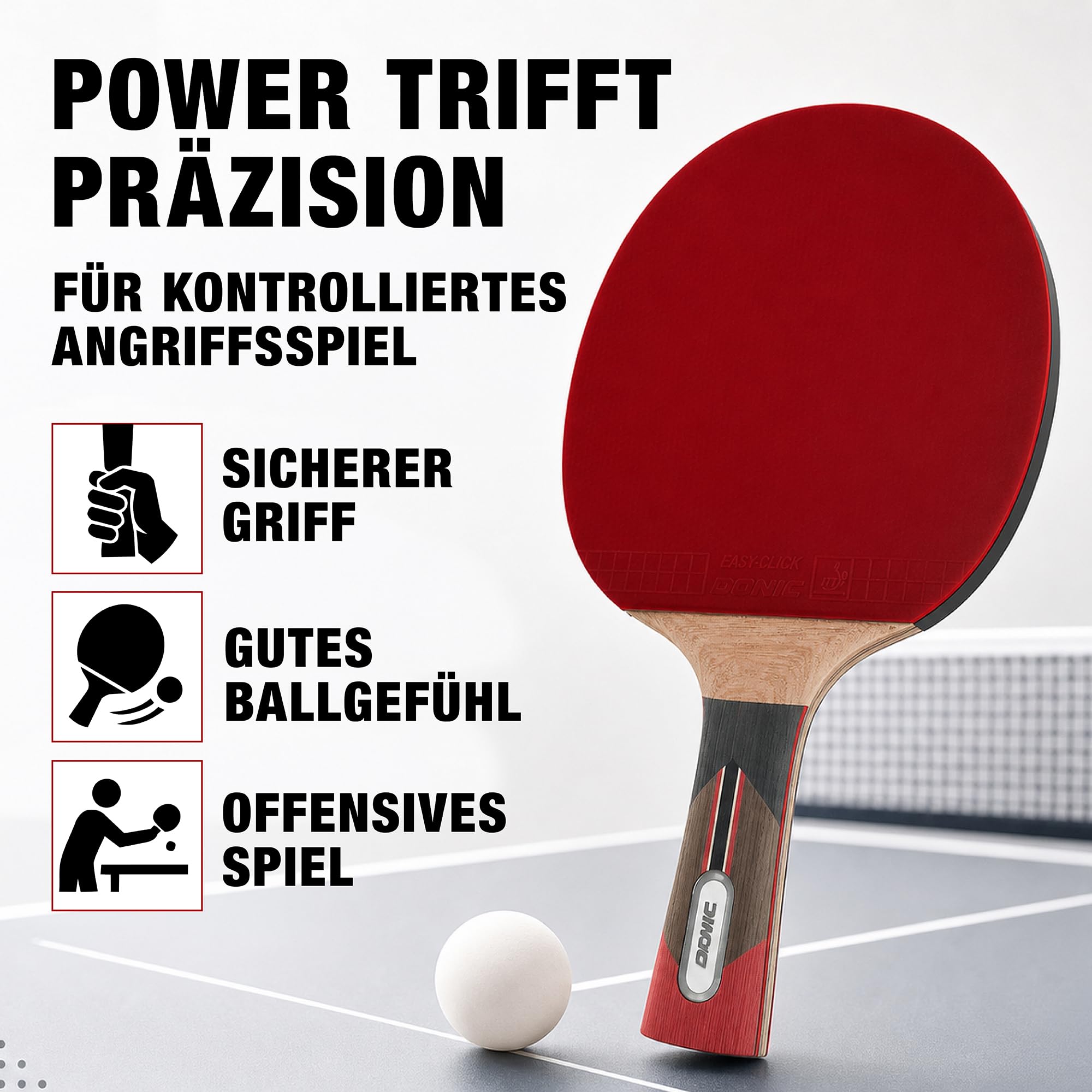 Donic-Schildkröt Top Team 900 Tischtennisschläger 2,0 mm