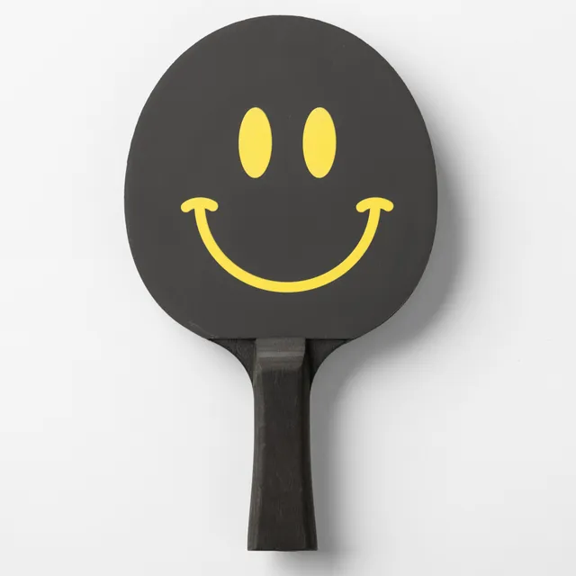 Mr. Tischtennis Happy Fertigschläger schwarz Freizeit Anfänger