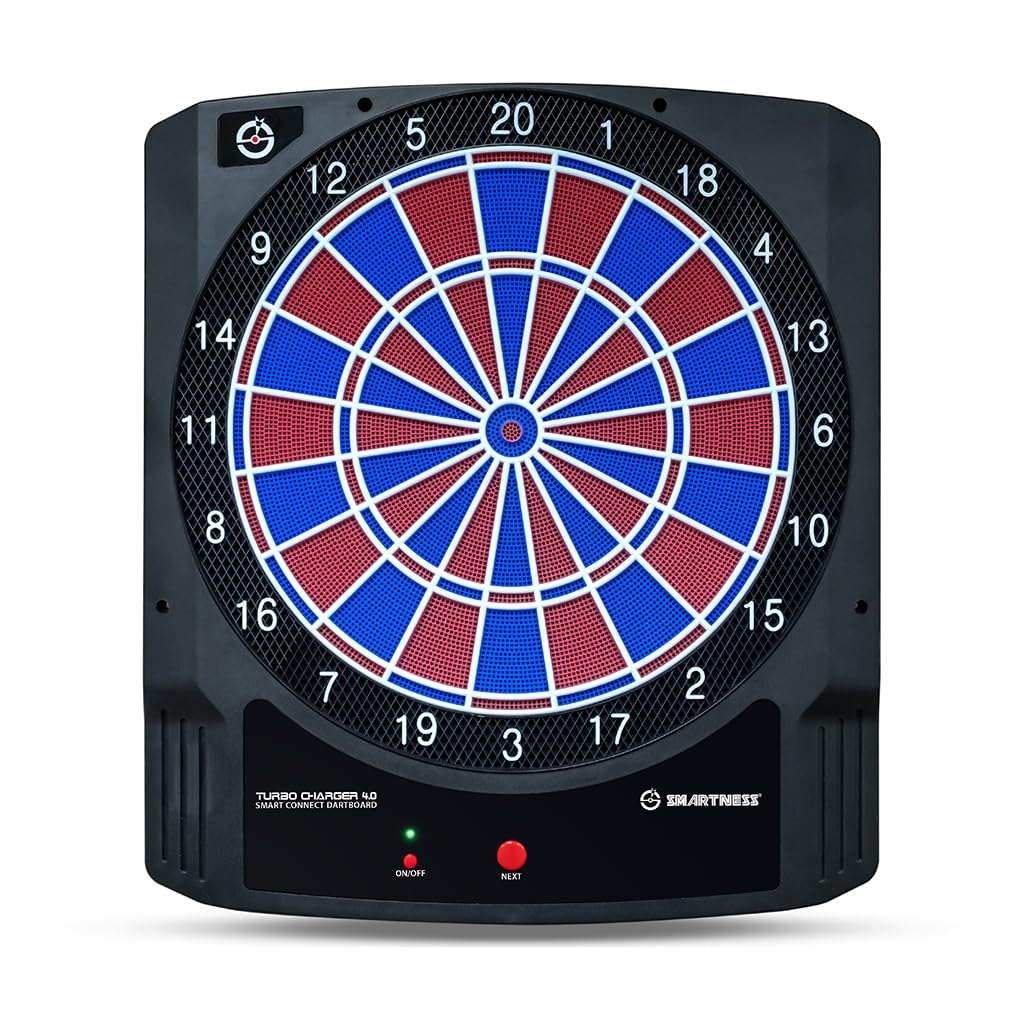 Carromco Turbo Charger 4.0 E-Dartboard App 2-Loch Bluetooth