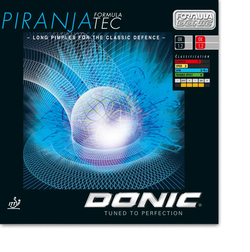 DONIC Piranja TEC Tischtennis Belag Langnoppen