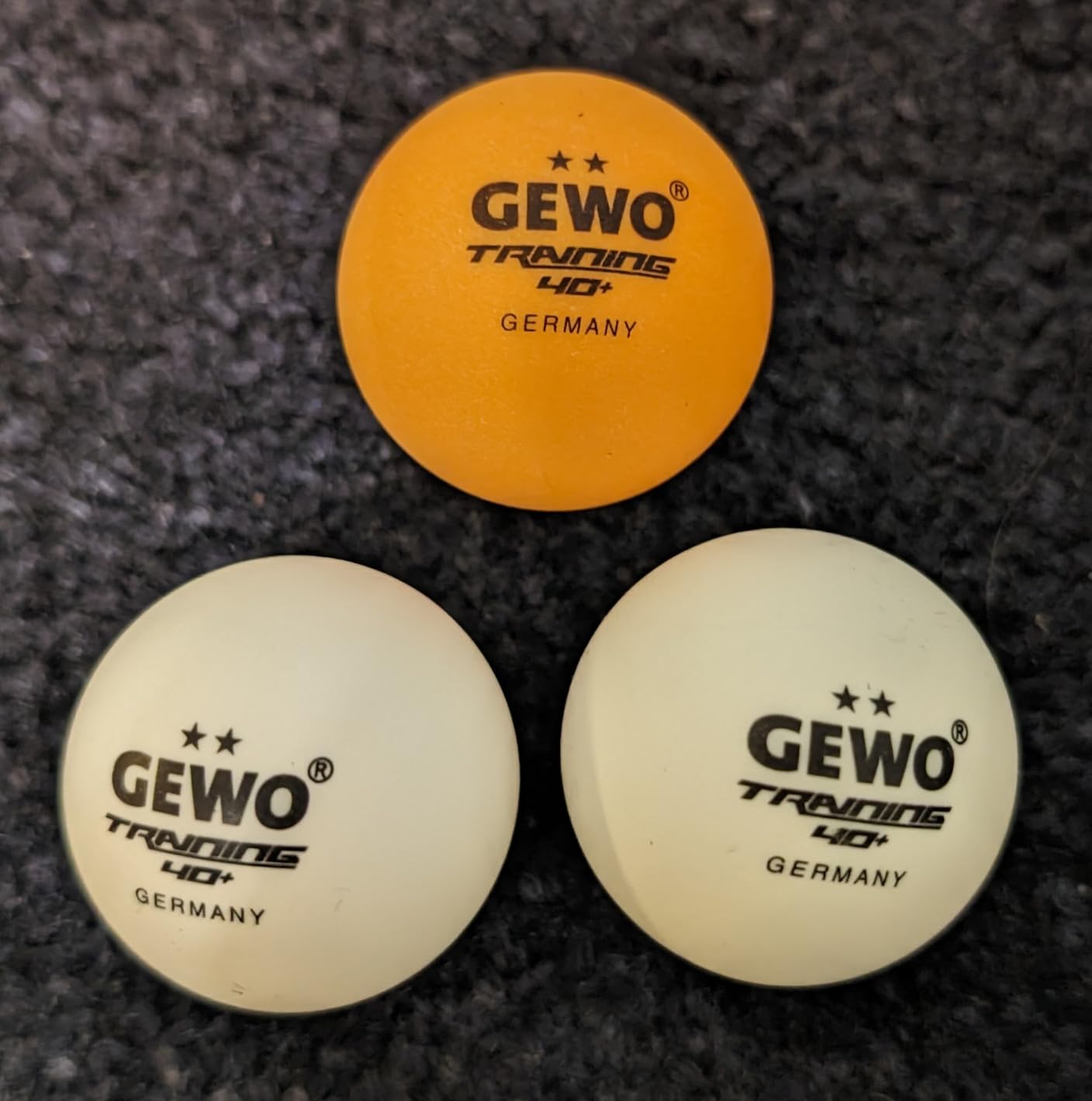 GEWO Fun Tischtennisset 2 Schläger 3 Bälle Tasche Hobby