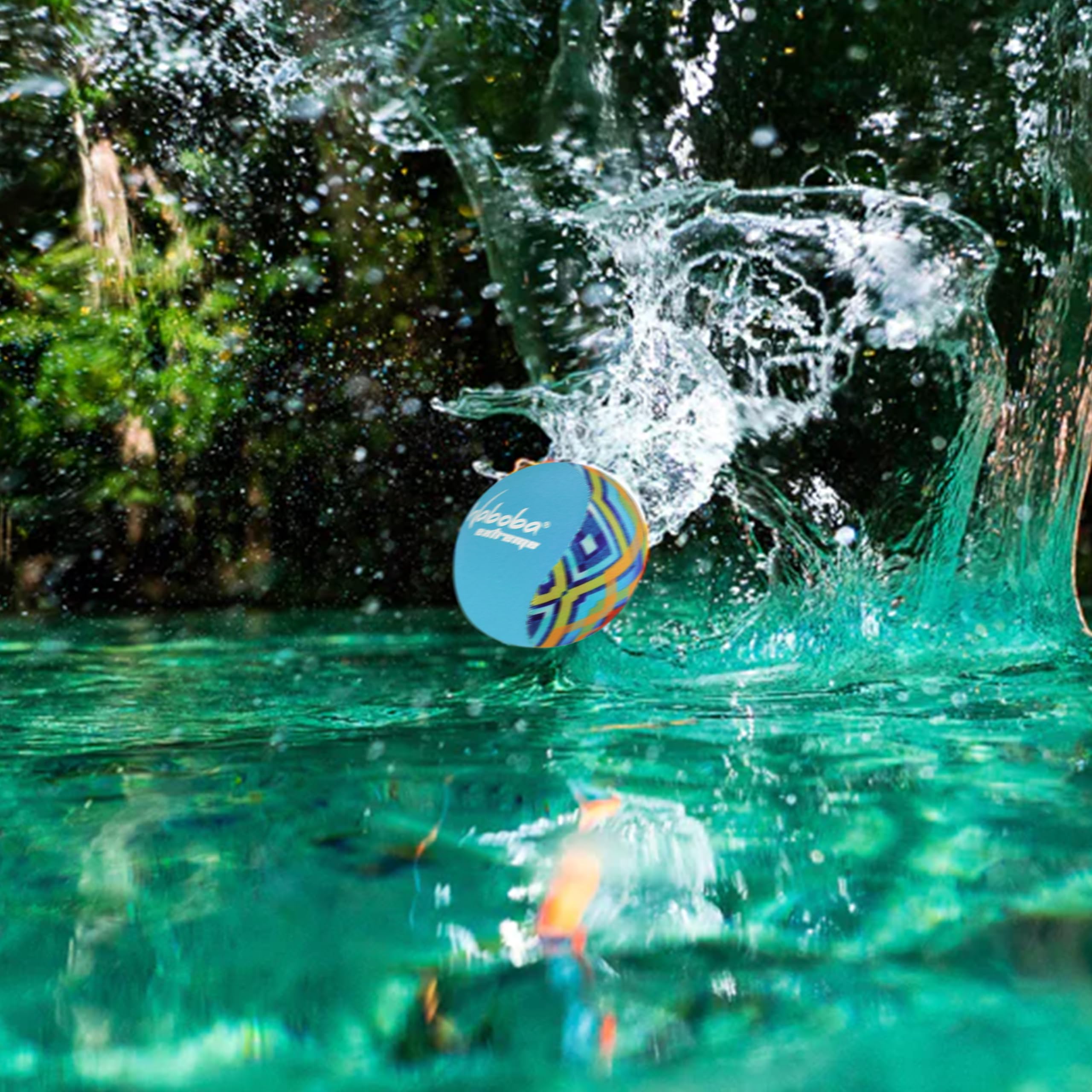 Sunflex Splash Extreme Wurfball 2er Set blau grün springend