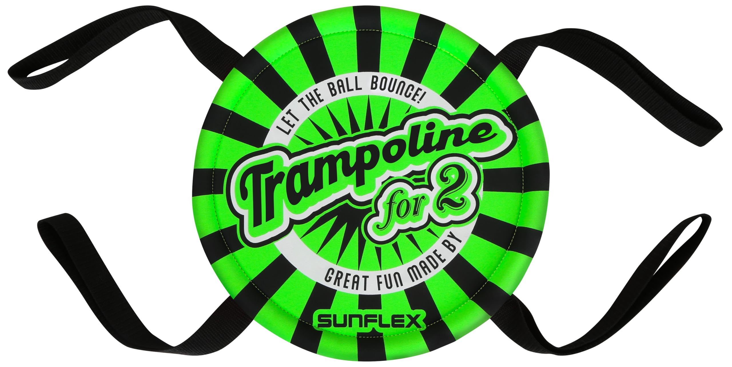 Sunflex Action Pro Trampoline for 2 Geschicklichkeitsspiel grün+Ball
