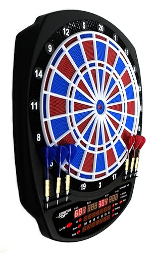 Carromco Striker-601 E-Dartscheibe 8 Spieler 36 Spiele