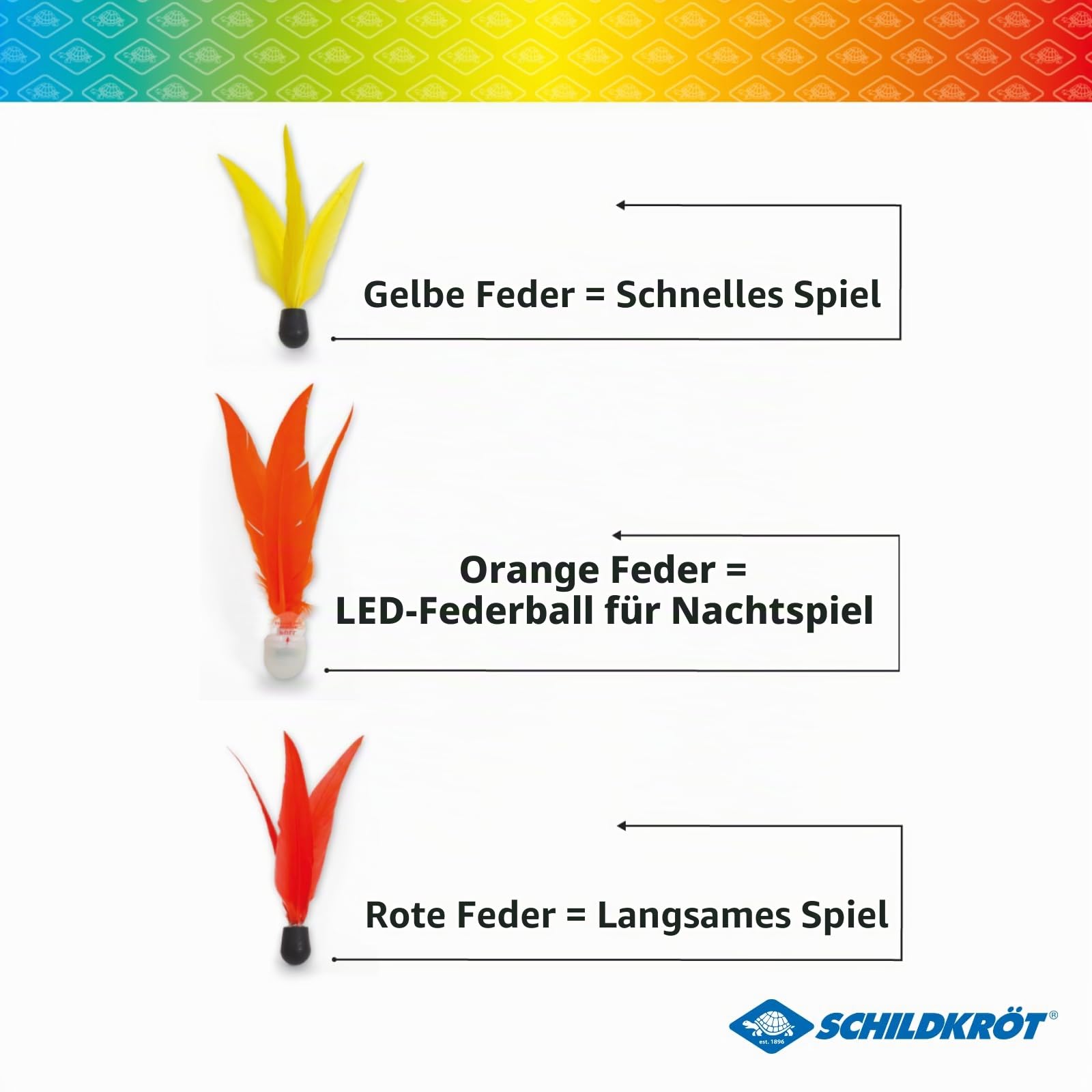 Schildkröt Outdoor Jazzminton Set Paddles + 3 Birdies LED