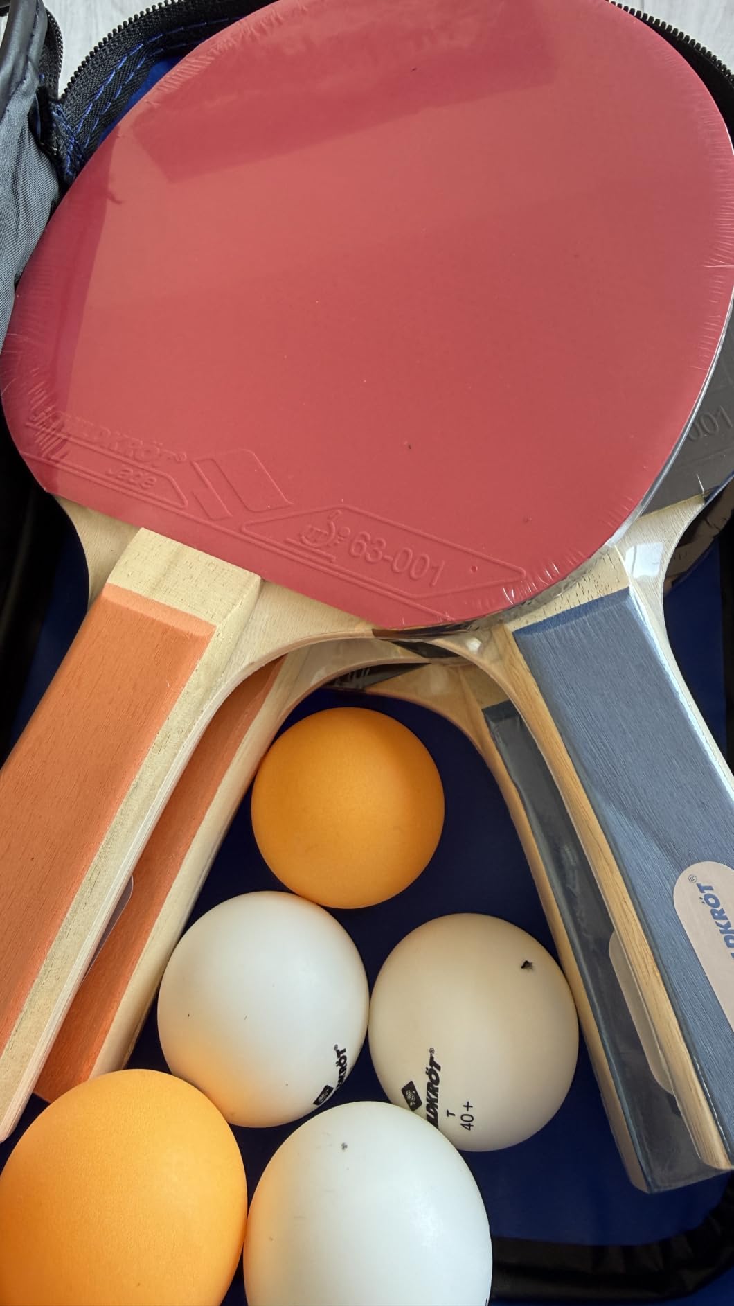 Schildkröt Hobby Tischtennis-Set 4 Spieler 4 Schläger 5 Bälle