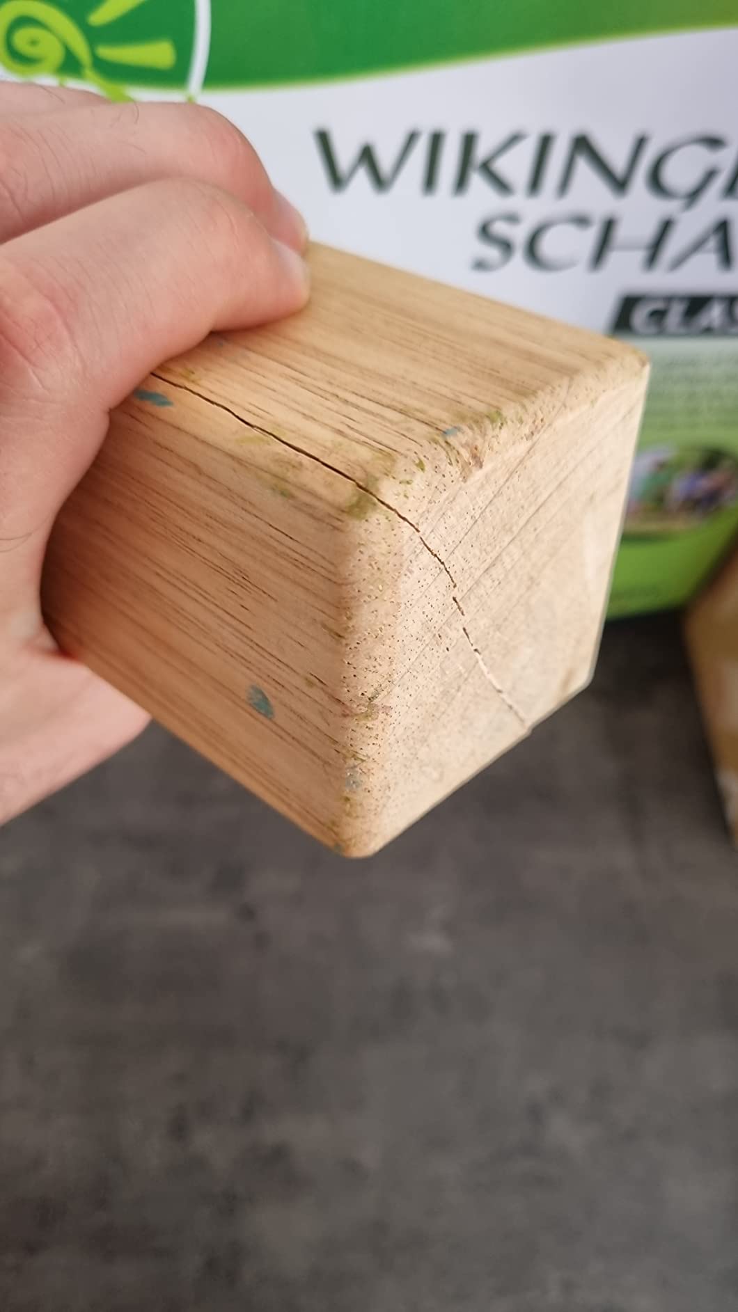 Carromco Kubb Wikingerschach Holzspiel mit Tasche