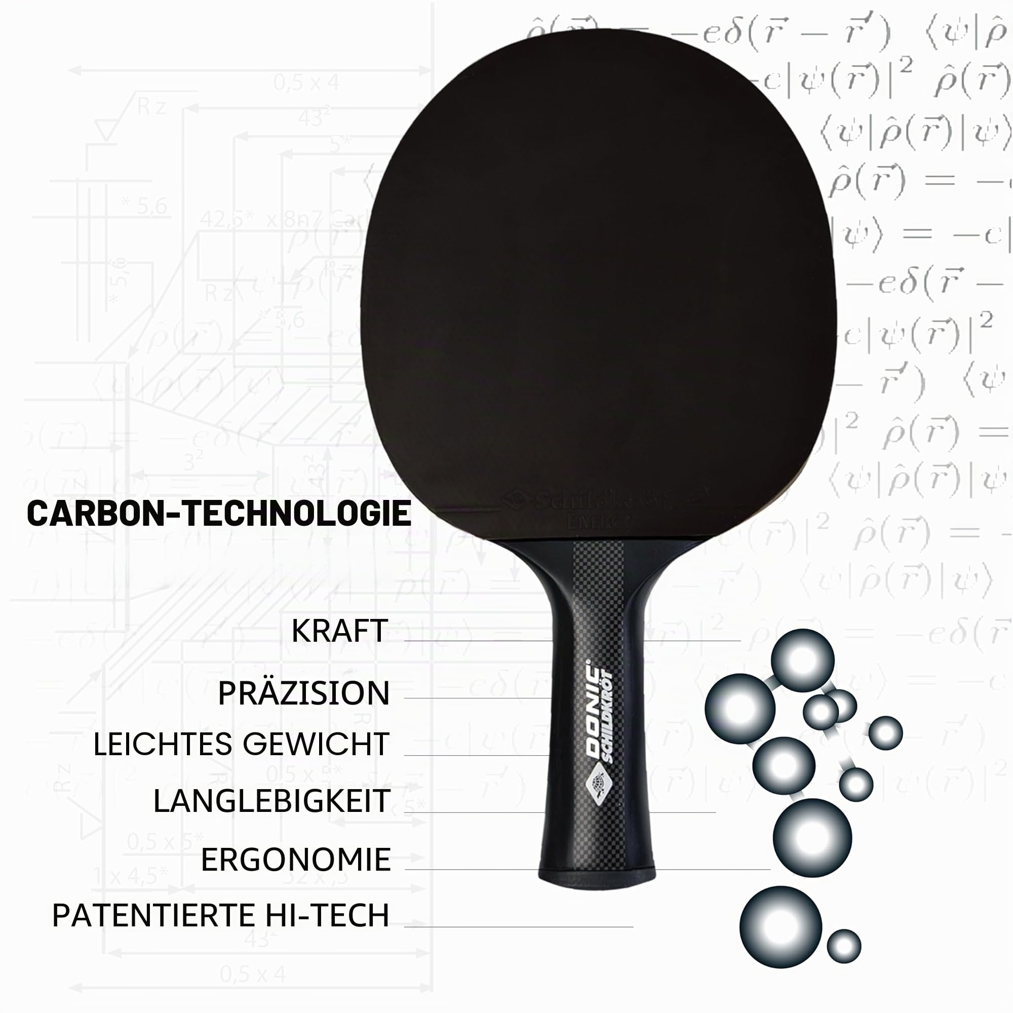 Schildkröt CarboTec 3000 Tischtennisschläger Carbon Attack