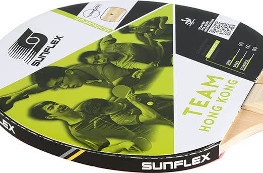 Sunflex Team Hong Kong Tischtennisschläger 160g ITTF
