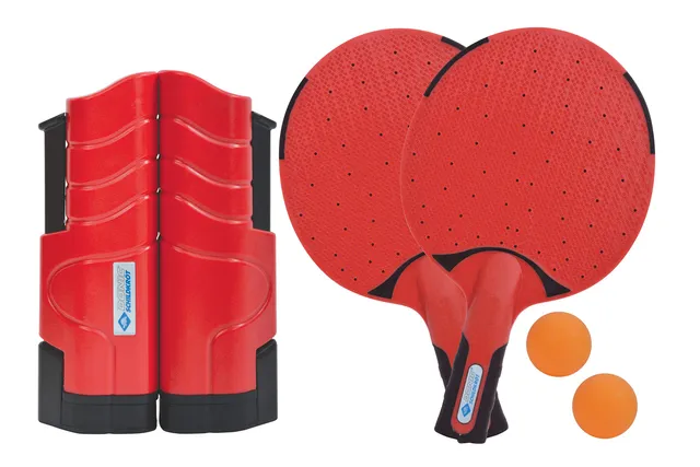Schildkröt Outdoor Tischtennisset mit Netz 2 Schläger wetterfest