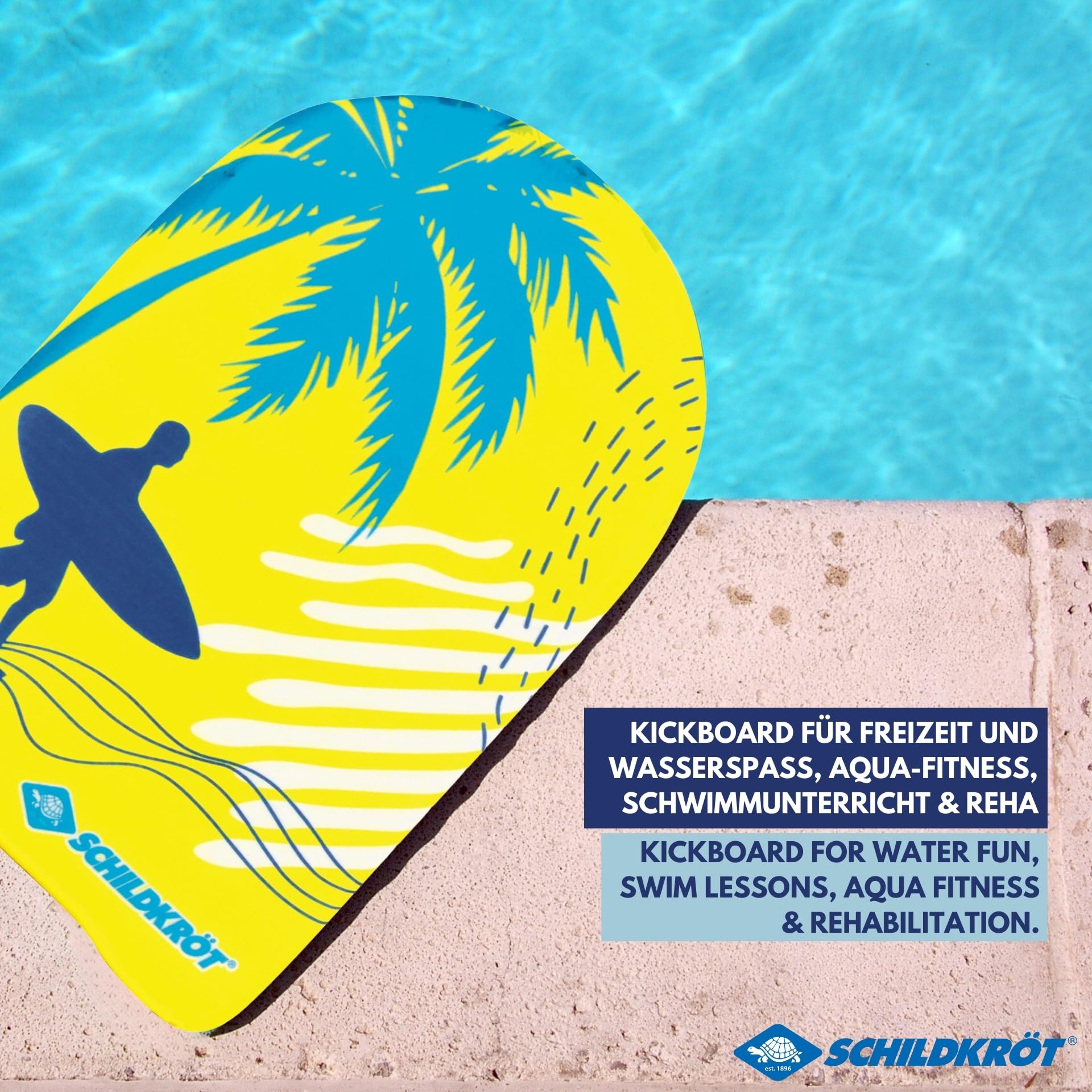 Schildkröt Outdoor Schwimmbrett Bodyboard S 49x33cm 60kg