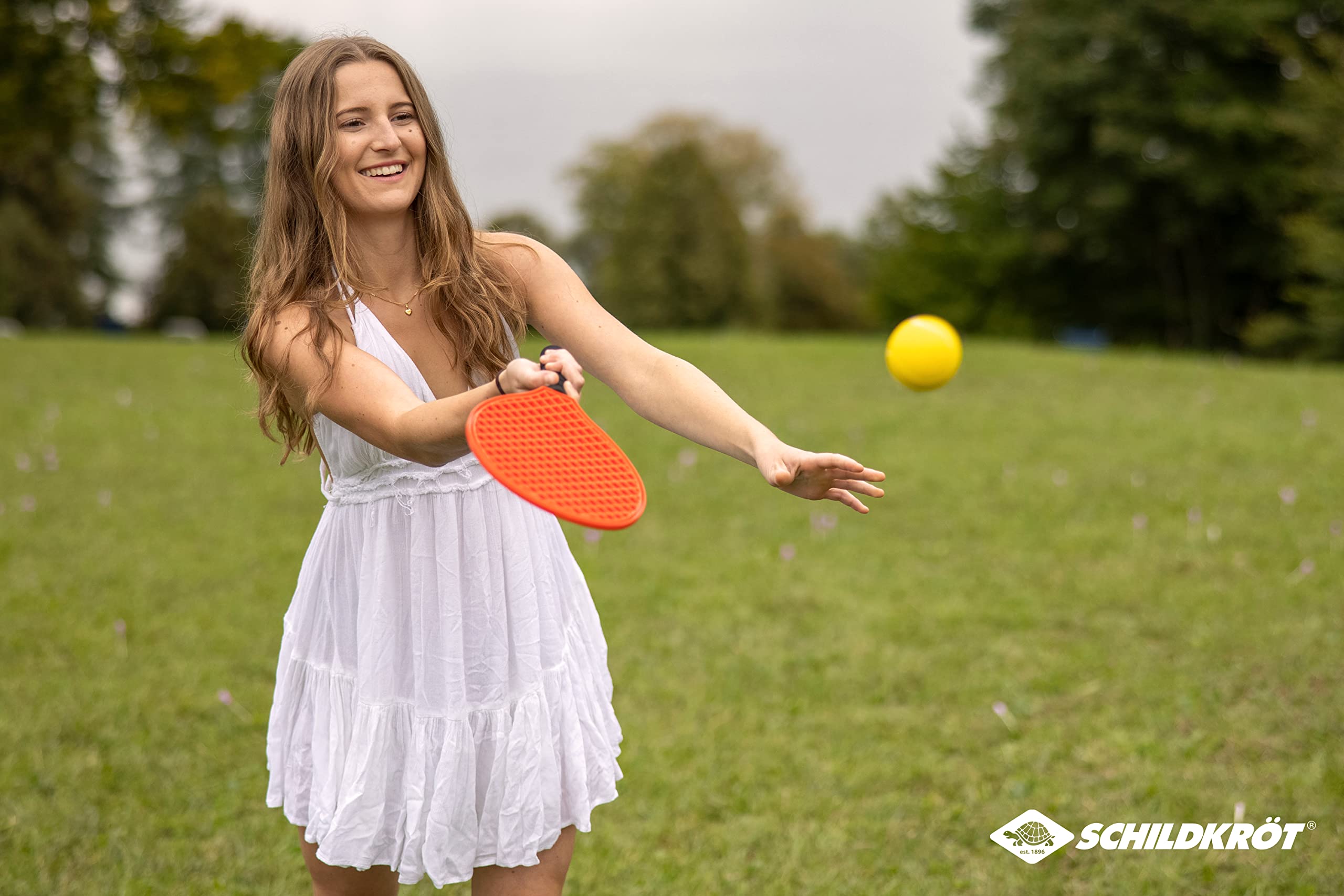 Schildkröt Outdoor Beachtennis Set Schläger Softbälle Netz