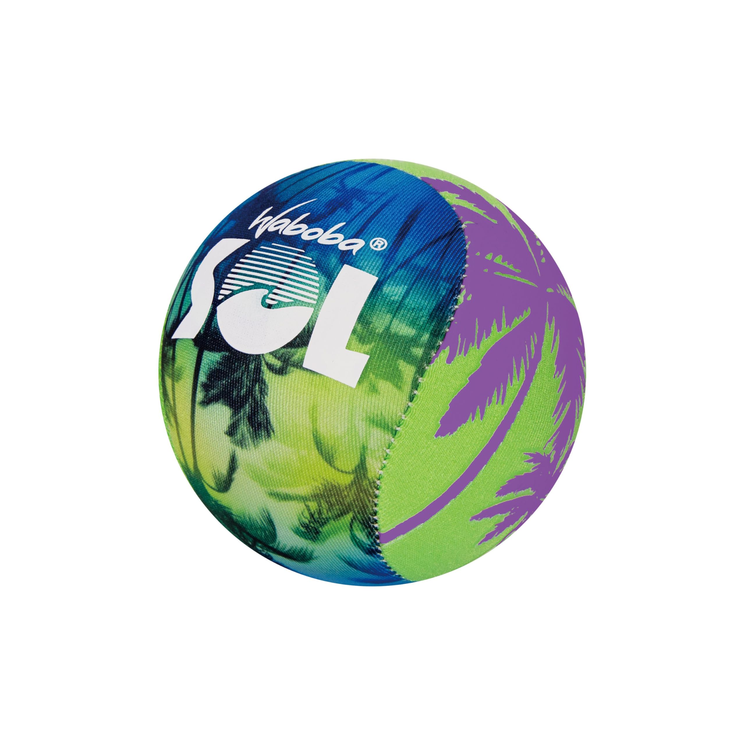 Sunflex Splash SOL Wasserball Grün Palmtrees 8 cm