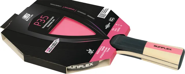 Sunflex COLOR COMP P35 Tischtennisschläger pink 1,8mm