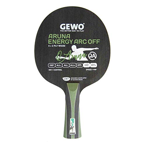 GEWO Aruna Energy ARC Off Tischtennisholz konkav Aramid-Carbon