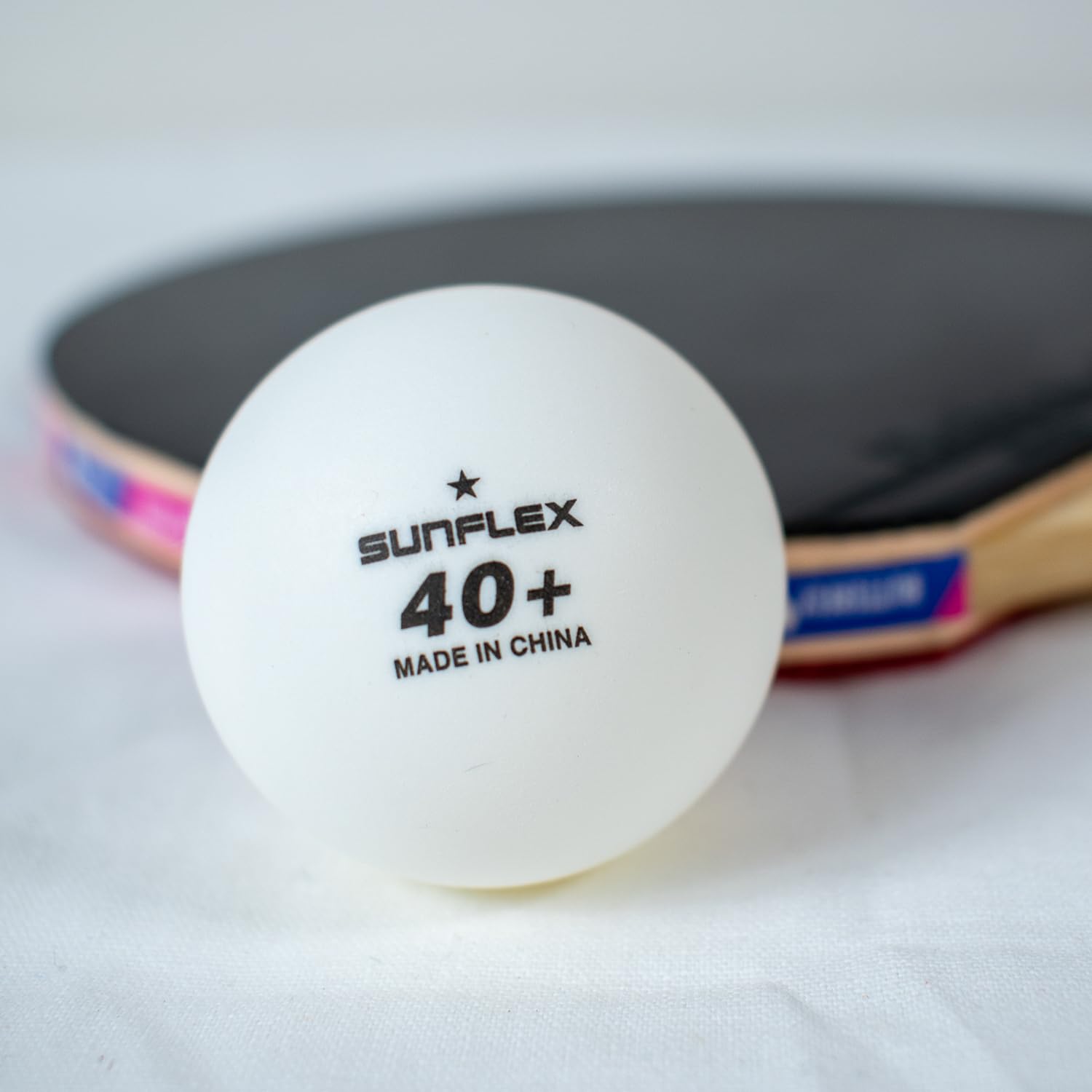 Sunflex Color Comp Tischtennisbälle 1 Stern Weiß 6er