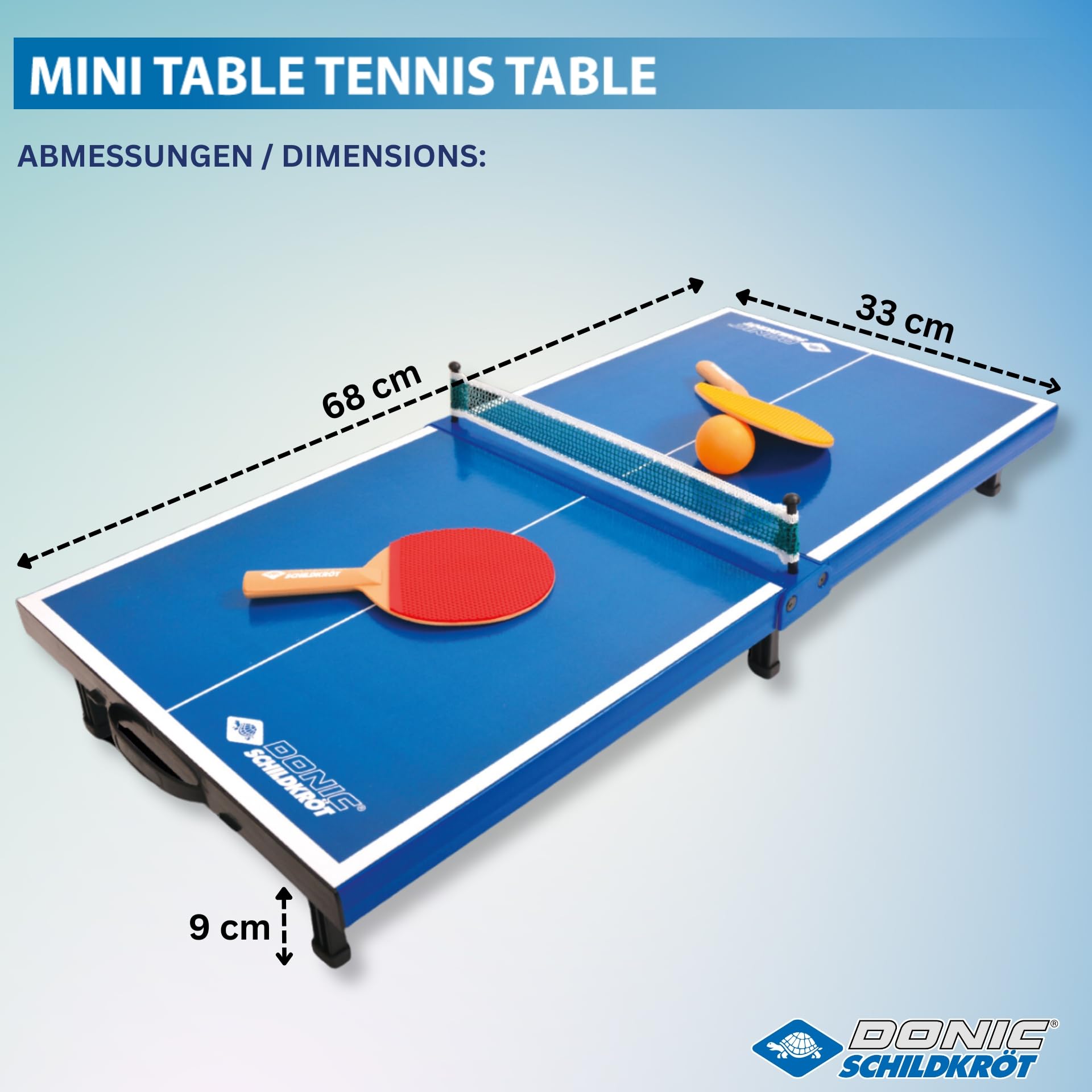 Schildkröt Outdoor Mini Tischtennis Set Koffer 68 cm