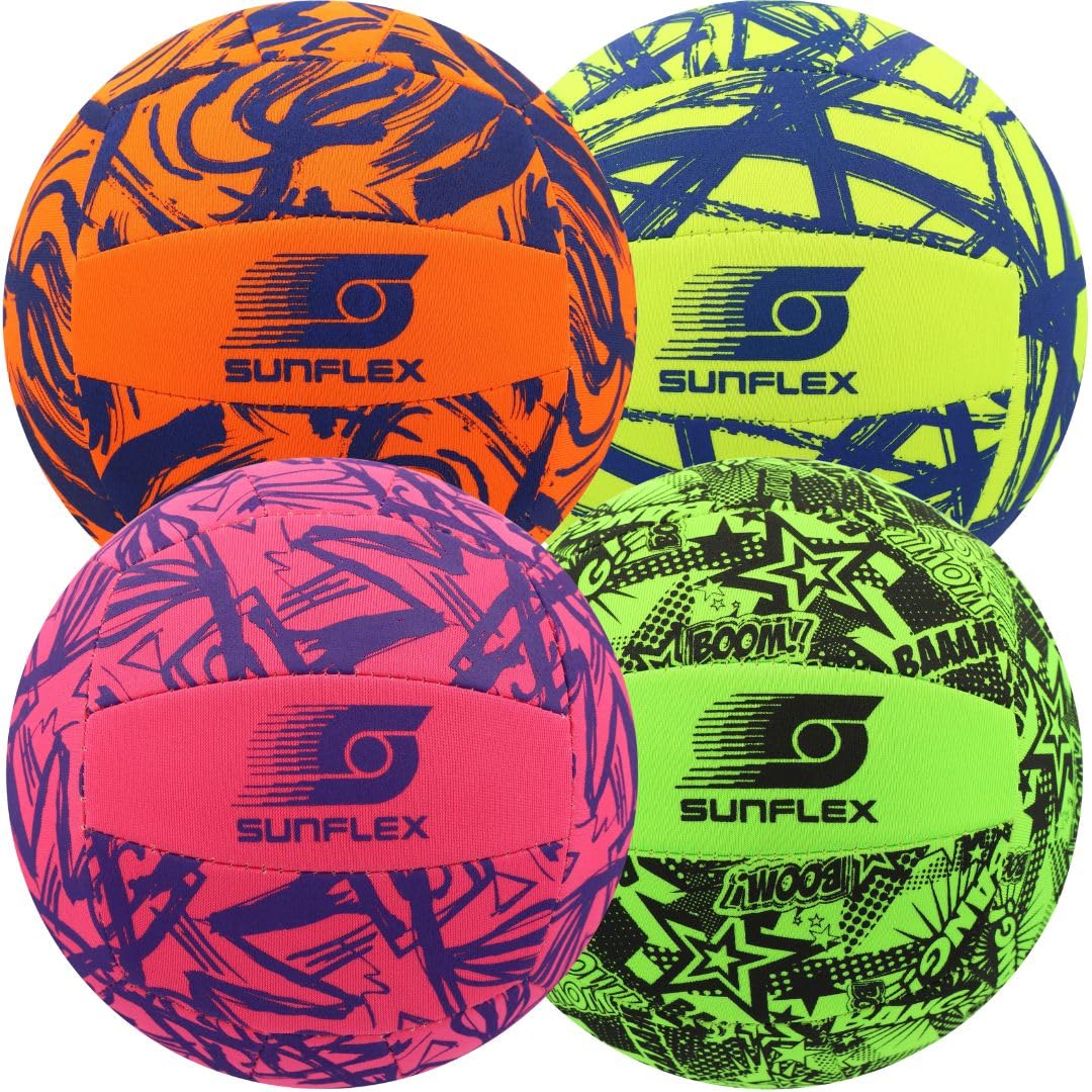 Sunflex Funky Beachball Größe 3 Gelb – Neopren Volleyball
