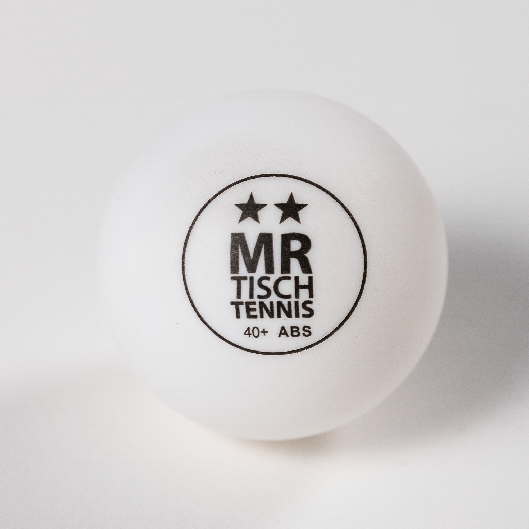 Mr. Tischtennis 2** ABS 40+ Tischtennisbälle weiß 72 Stück