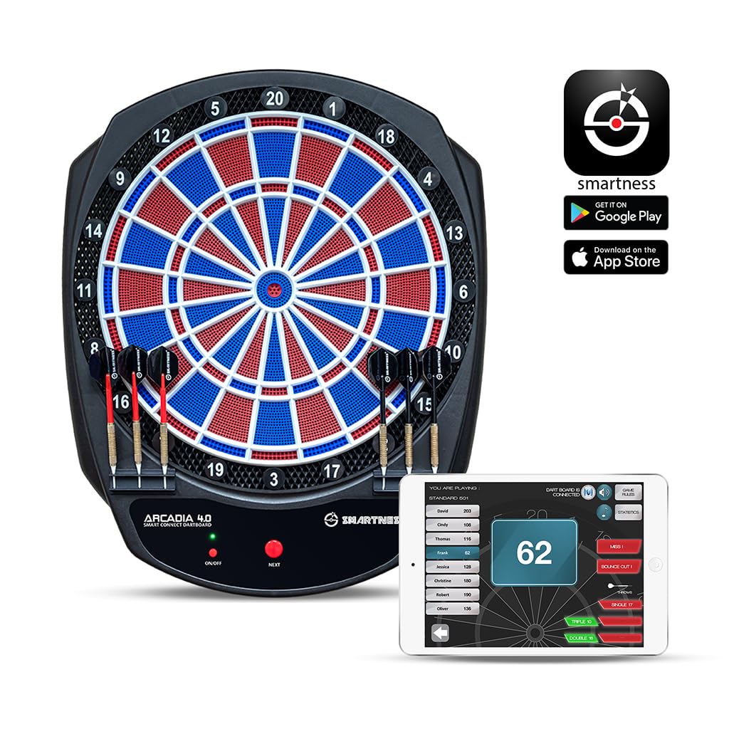 Carromco Smartness Arcadia 4.0 E-Dartboard mit App