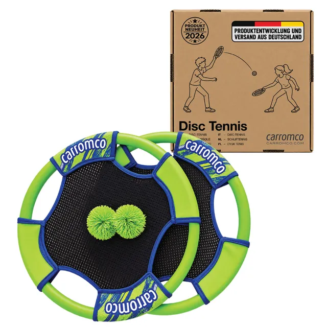 Carromco Leisure Games Disc Tennis Set Fangspiel + 2 Bälle