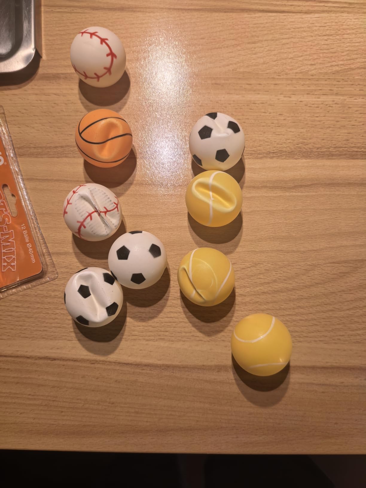 GEWO Ultra SLP Tischtennisbälle Sports-Mix 12er bunt