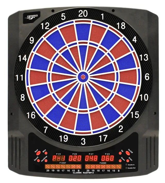 Carromco Classic Master II E-Dartboard 8 Spieler