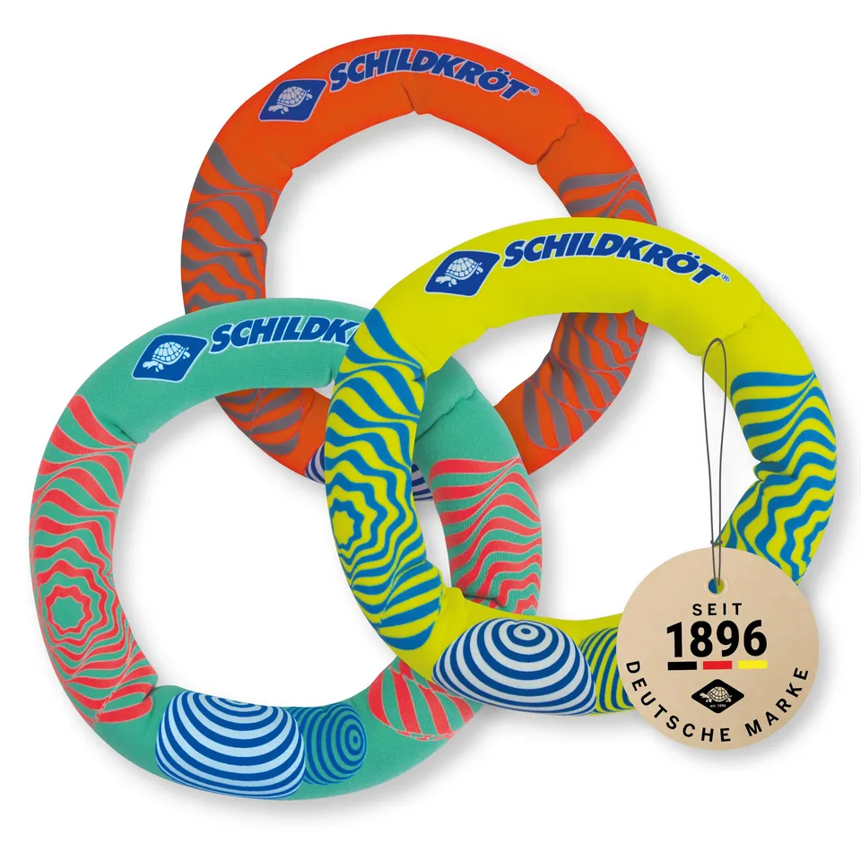 Schildkröt Outdoor Neopren Tauchringe 3er Set bunt für Pool