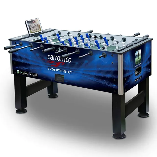 Carromco Evolution-XT Kickertisch Profi mit App 141cm