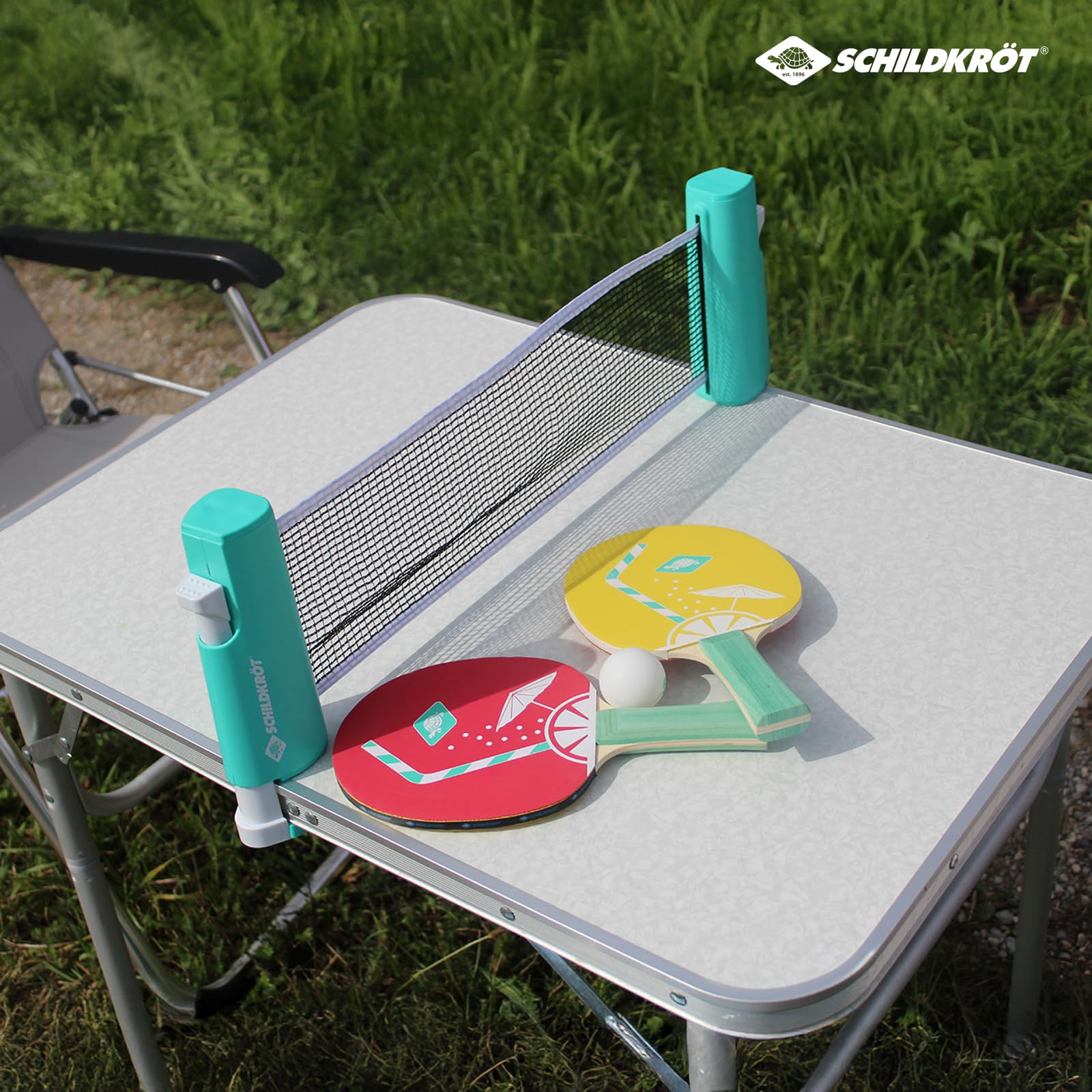 Schildkröt Spin Tischtennis-Set FSC 788661 Netz 2+2