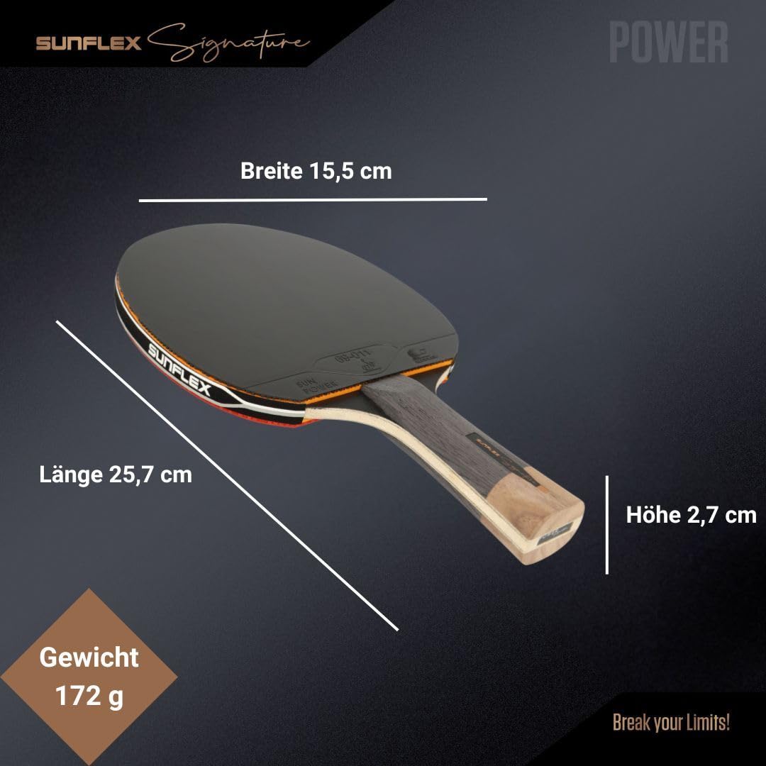 sunflex Signature Line Tischtennisschläger Power ITTF 2,1mm