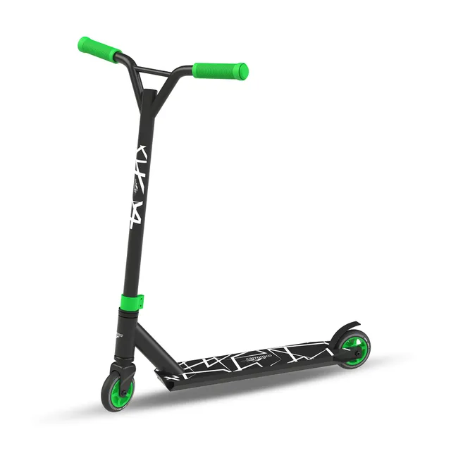Carromco Scooter Action Rider 100 Stunt Scooter grün-schwarz