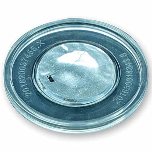 Carromco LED Puck Airhockey 6 mm transparent blau